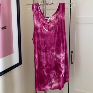 Pink Tie Dye Tanktop